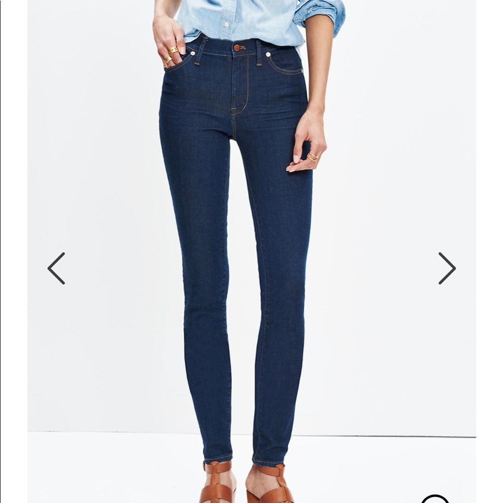 9" High-Rise Skinny Jeans in Davis Wash